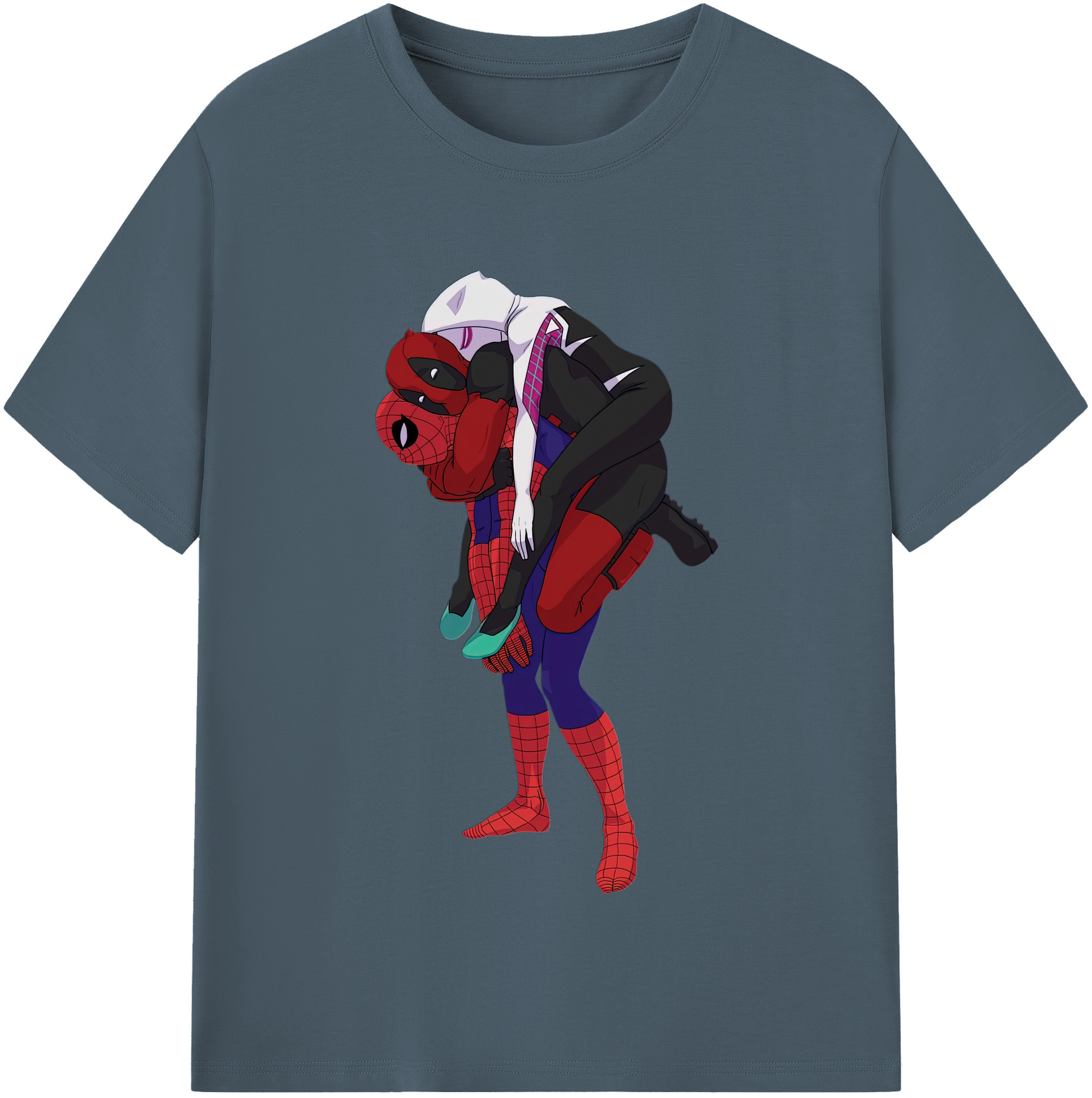 （画像用） Deadpool デッドプール 綿100％半袖Tシャツ（フロントプリント）